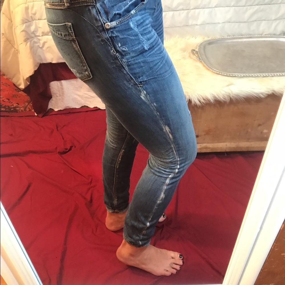 Express Low Rise Jeggings - Picture 8 of 8